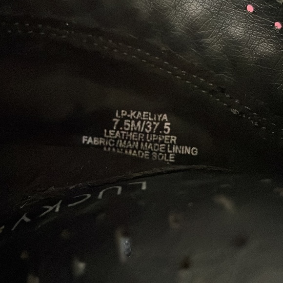 Women’s size 7.5 lucky brand black boot - Picture 7 of 7